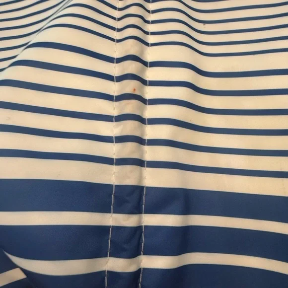 Sea Bags Maine Blue Stripe Ogunquit Beach Tote preowned preloved - Picture 3 of 11